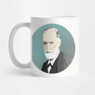 Sigmund Freud portrait Mug